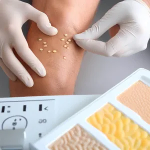 Testy alergiczne skórne panel pokarmowy